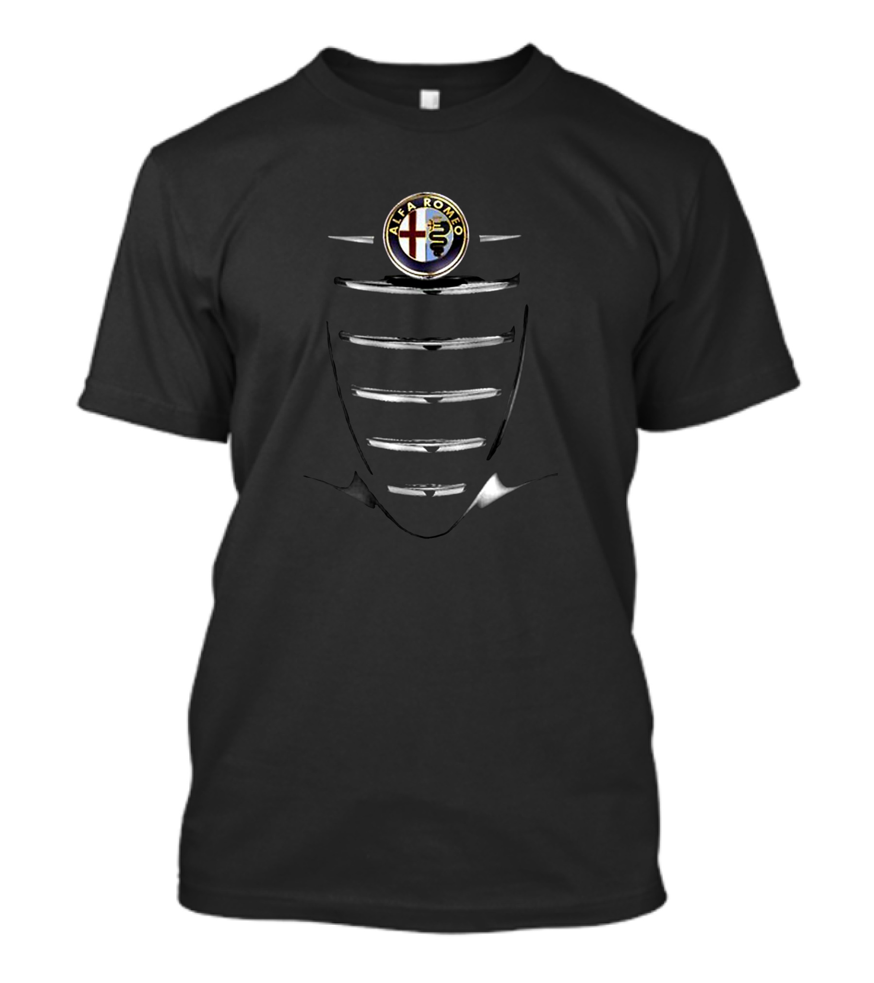 Alfa Romeo Emblem With Iconic Grille T-Shirt