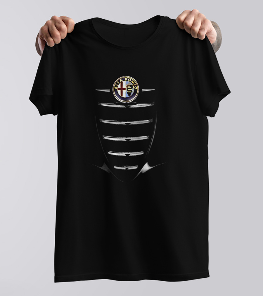 Alfa Romeo Emblem With Iconic Grille T-Shirt