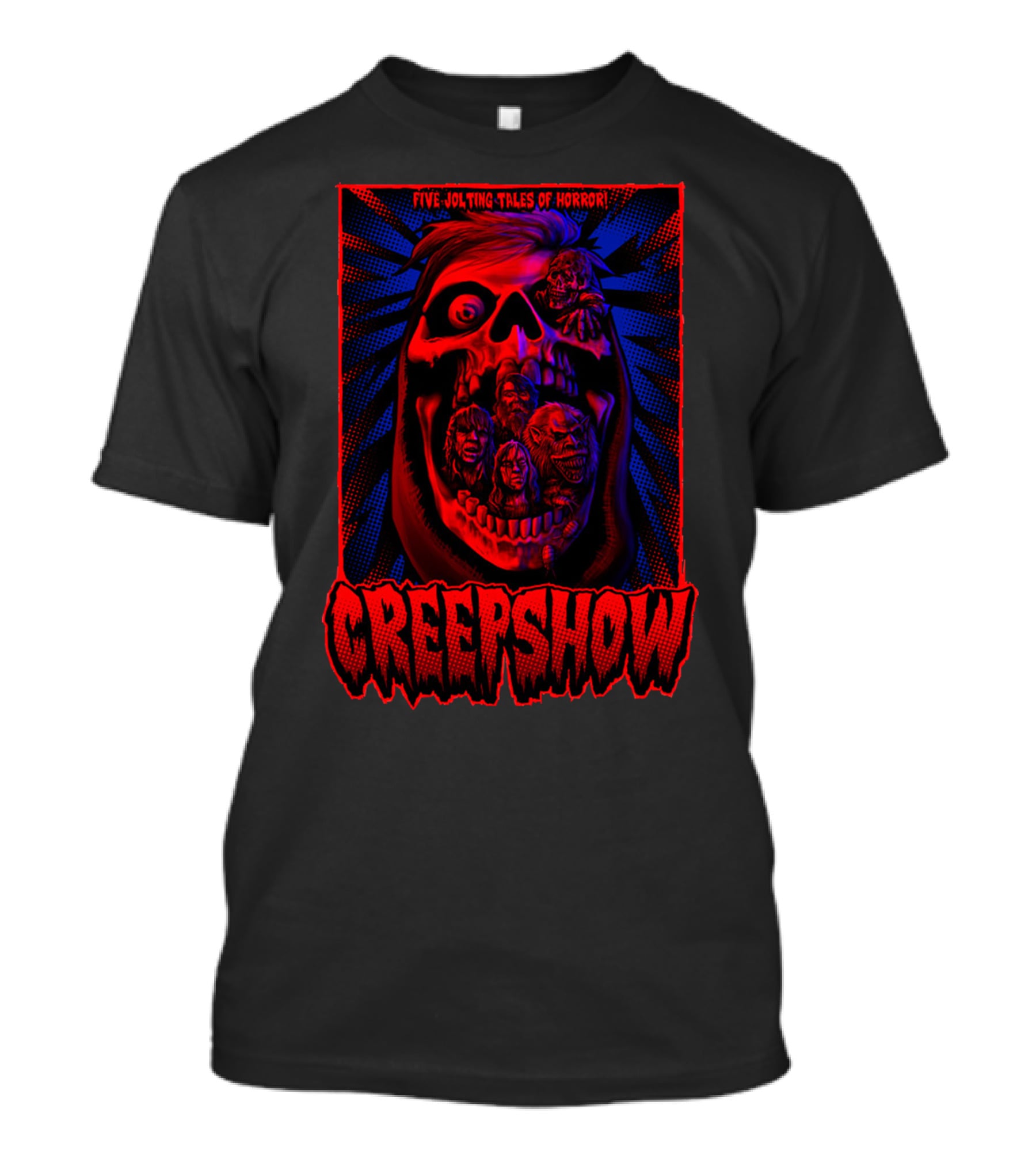 Creepshow Five Jolting Tales Of Horror Creepskull T-Shirt