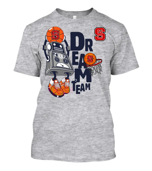 Nc State Basketball Robot Dream Team T-Shirt