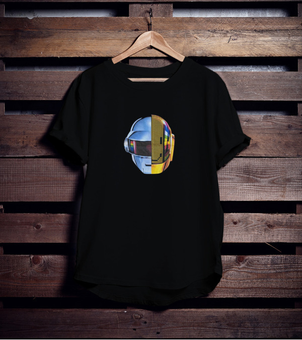 Custom Daft Punk Helmet T-Shirt