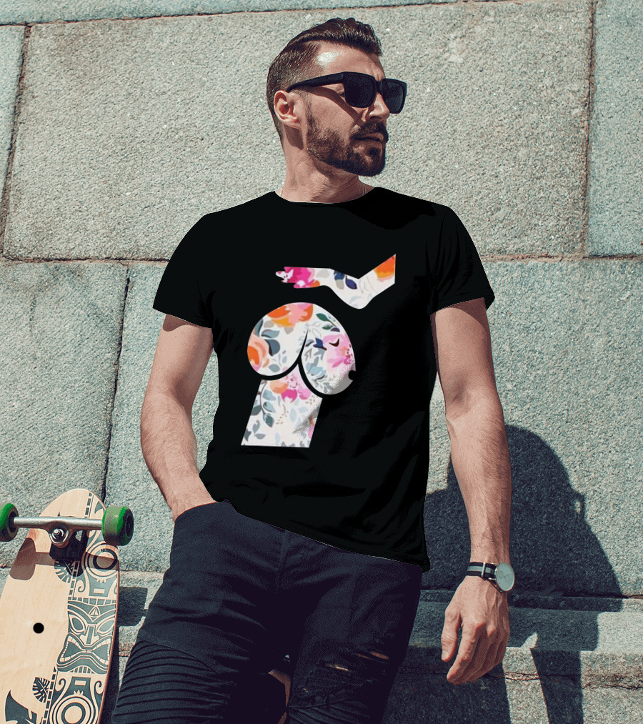 A Perfect Dog Lovers Floral T-Shirt