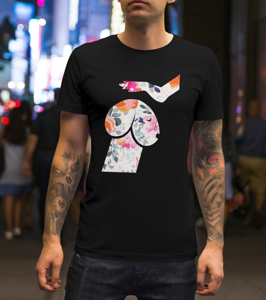 A Perfect Dog Lovers Floral T-Shirt