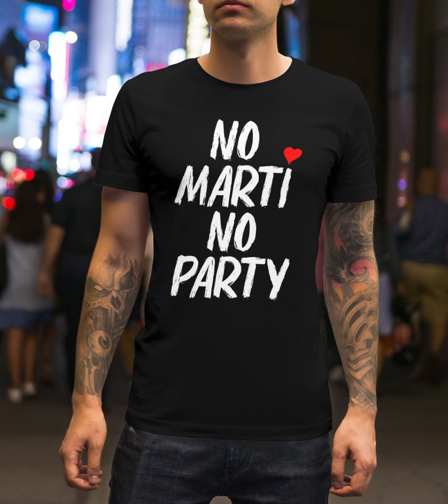 No Marti No Party Marti Pellow Reveals New T-Shirt