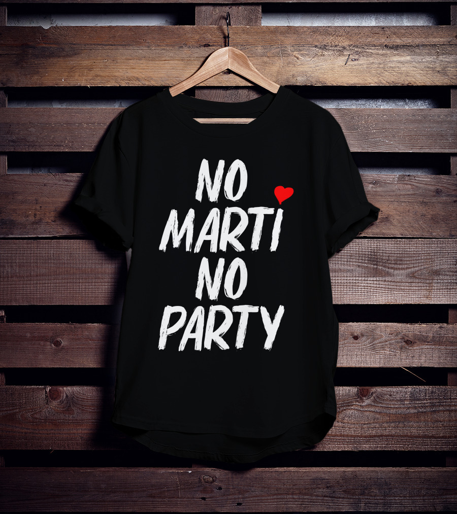 No Marti No Party Marti Pellow Reveals New T-Shirt