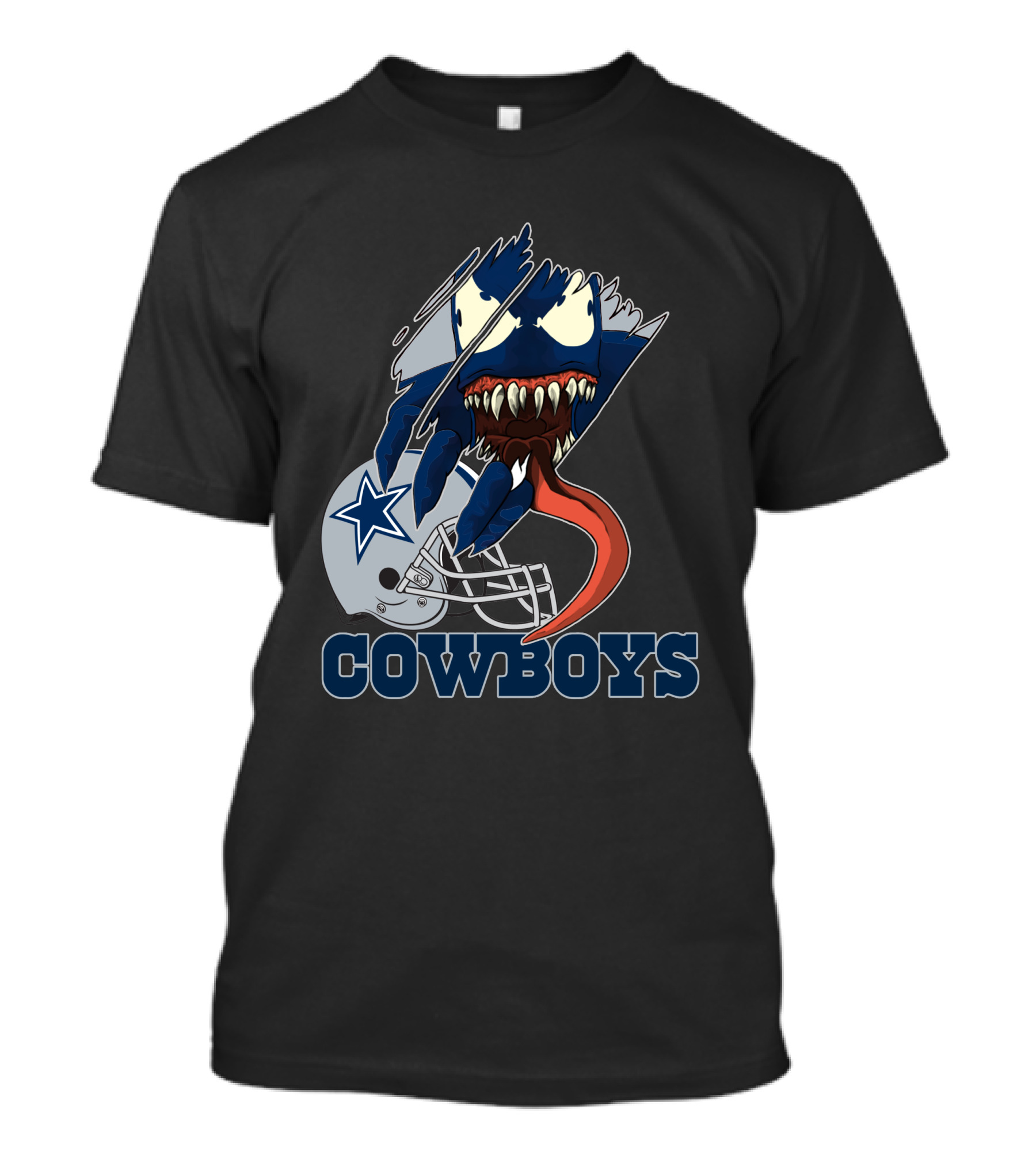 Cowboys Venom Dallas Football Mashup T-Shirt