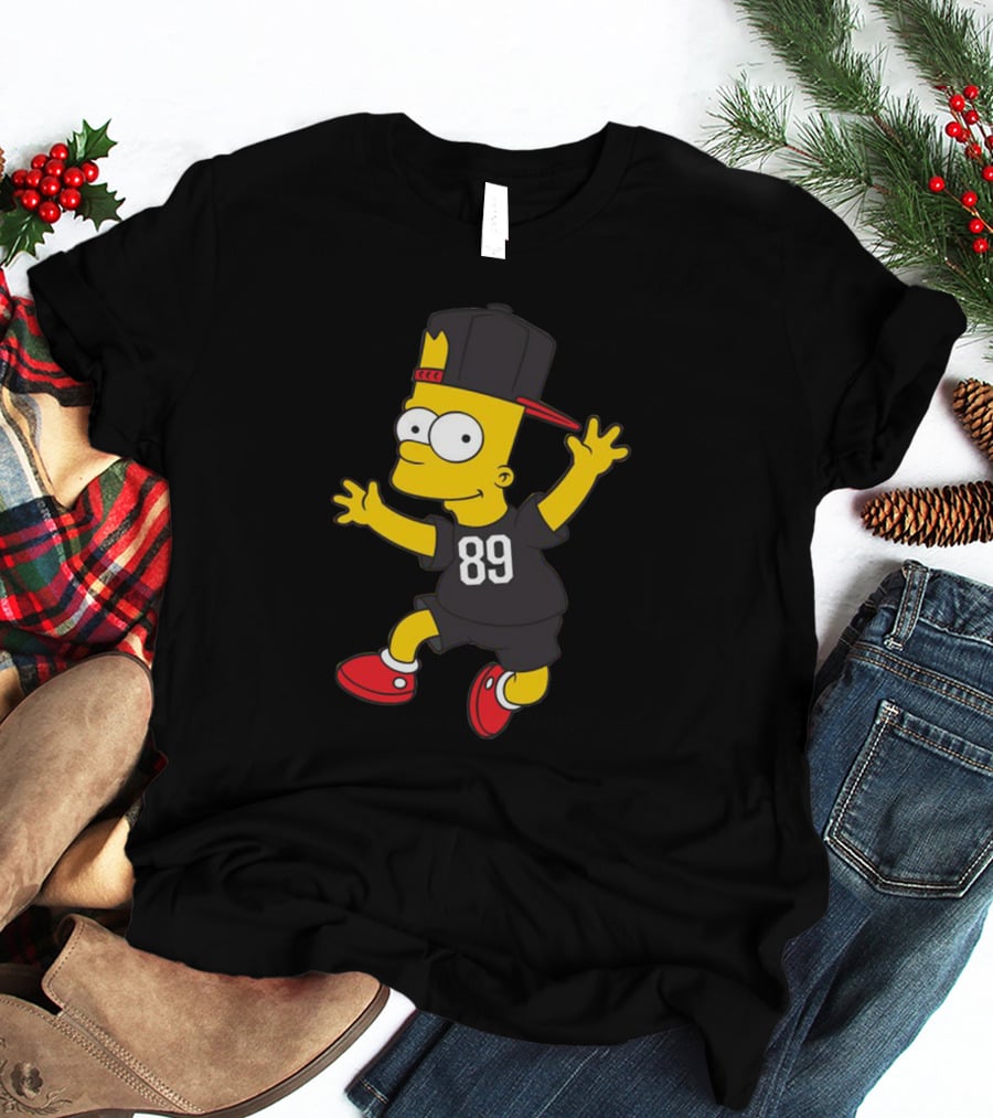 Bart Simpson Hip Hop Style T-Shirt