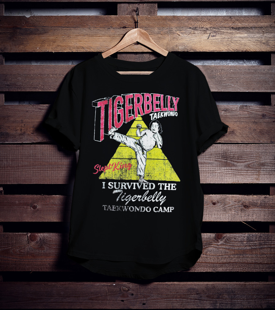 Tigerbelly Taekwondo SleptKing I Survived The Tigerbelly Taekwondo Camp T-Shirt
