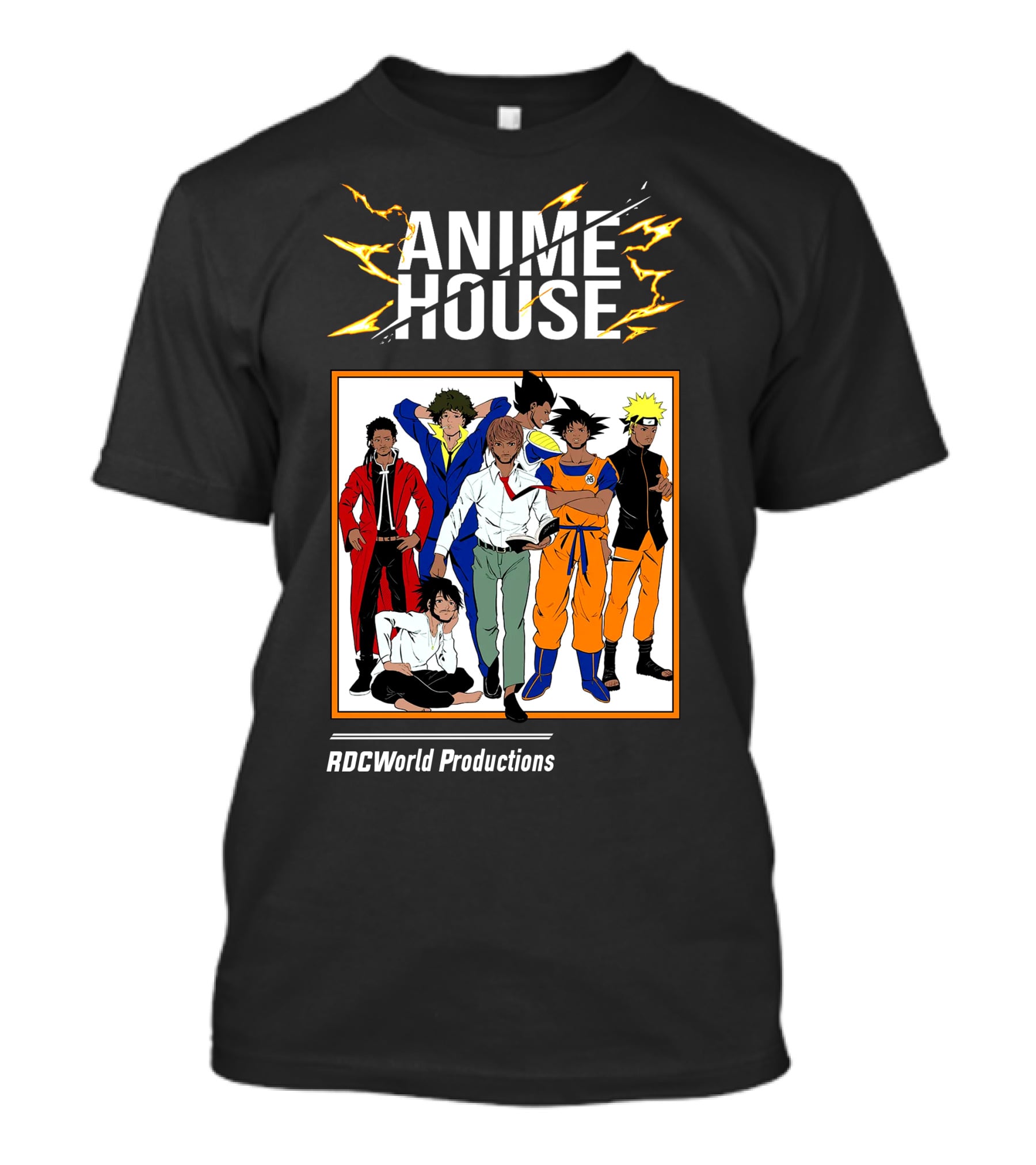 Anime House RDCWorld Productions Manga Characters T-Shirt