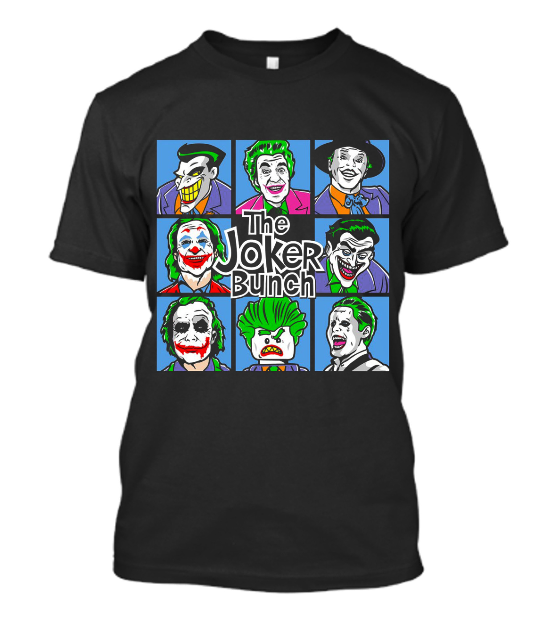 The Joker Bunch Iconic Joker Characters Compilation T-Shirt