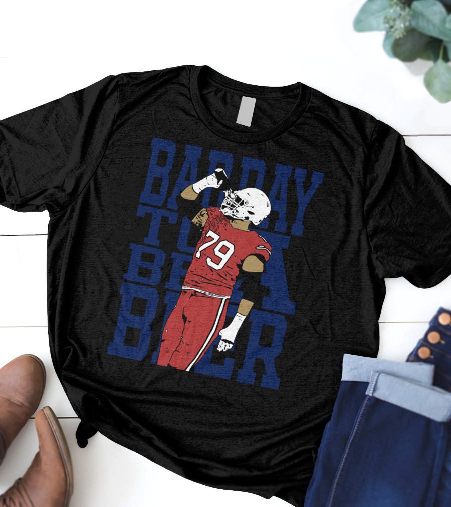 Bad Day To Be A Beer 79 Football Player Drink T-Shirt
