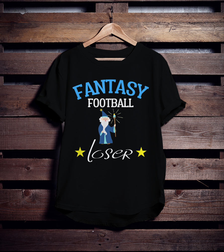 Fantasy Football Loser Wizard Stars T-Shirt