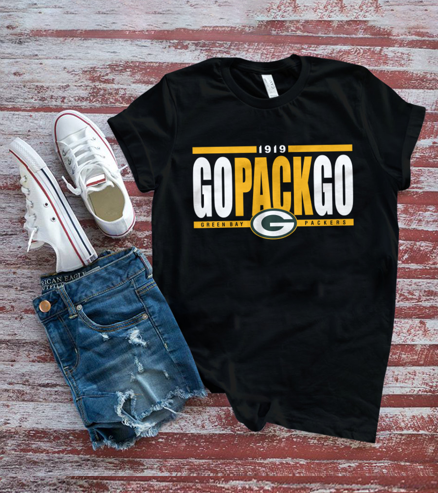 1919 Go Pack Go Green Bay Packers T-Shirt