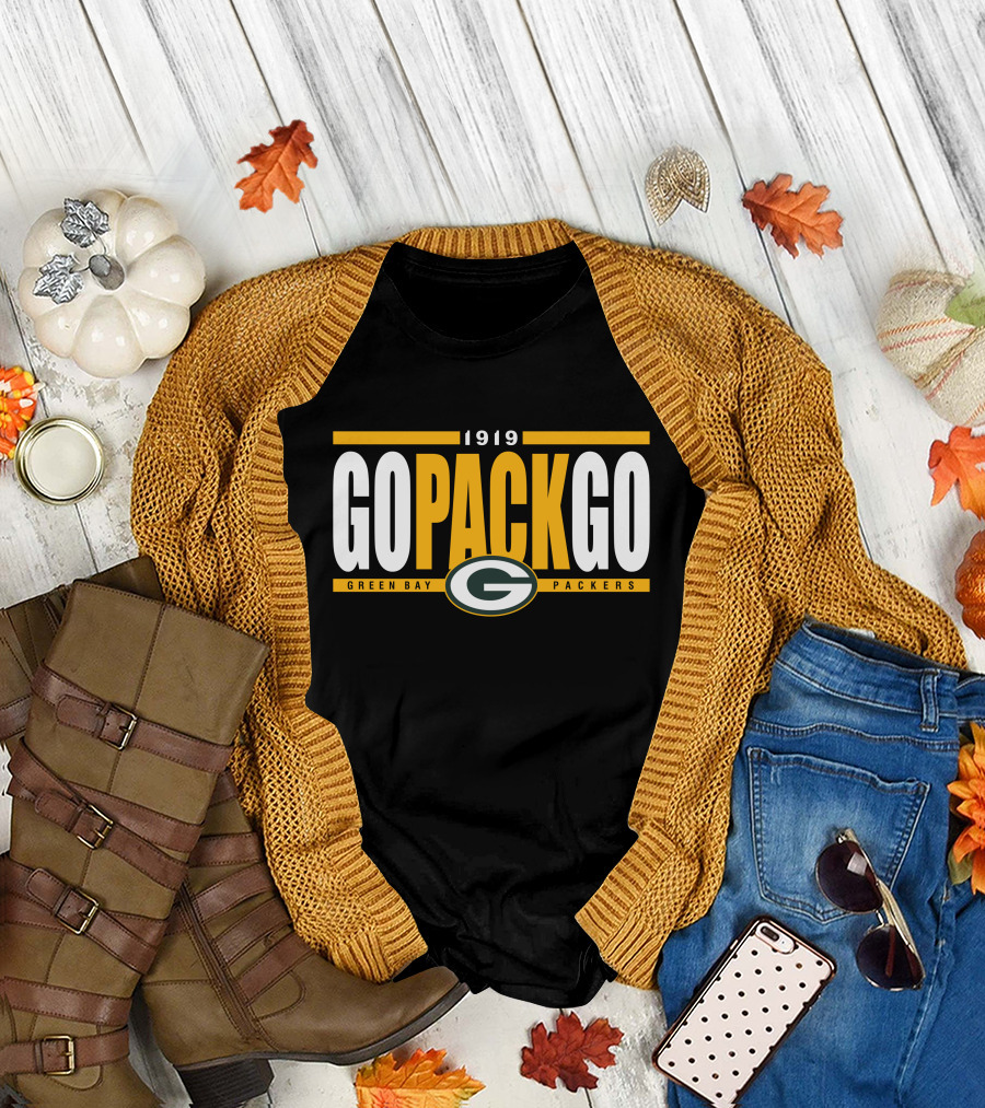 1919 Go Pack Go Green Bay Packers T-Shirt