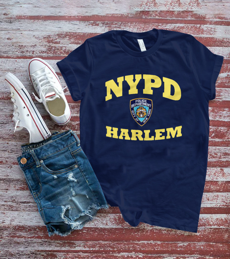 NYPD Police Department City Of New York Harlem T-Shirt