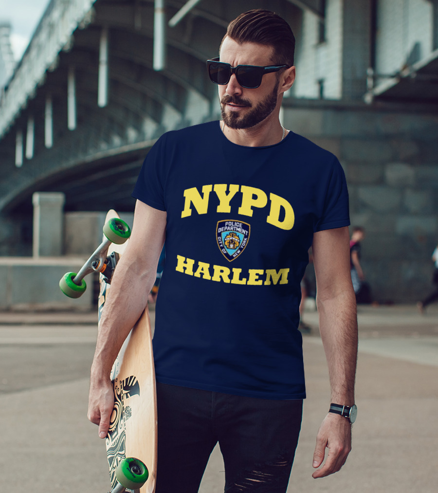 NYPD Police Department City Of New York Harlem T-Shirt