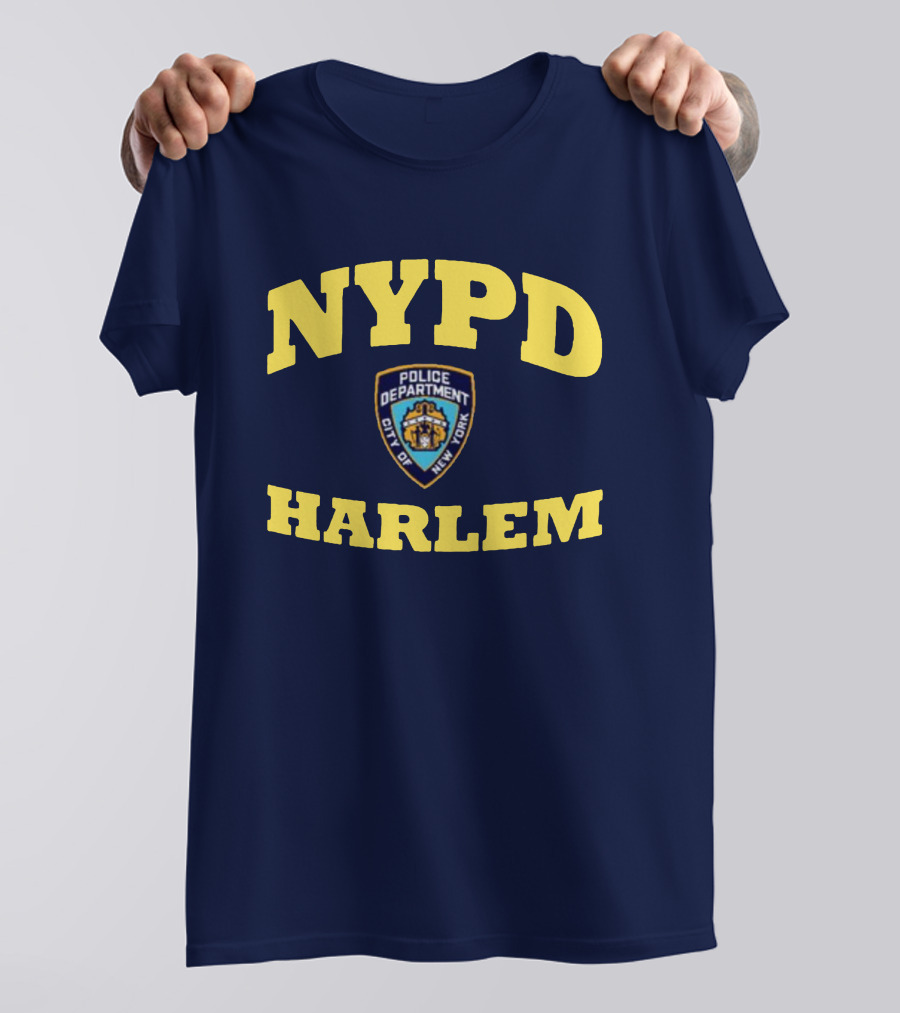 NYPD Police Department City Of New York Harlem T-Shirt