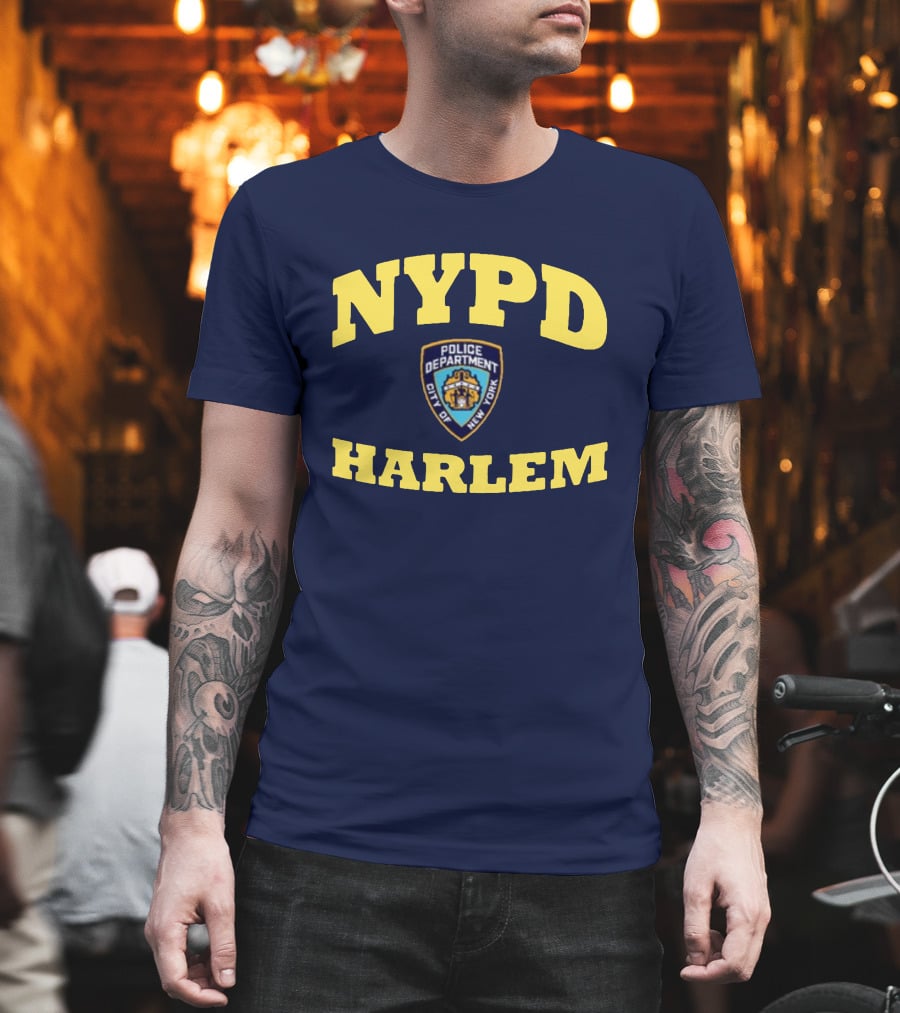 NYPD Police Department City Of New York Harlem T-Shirt