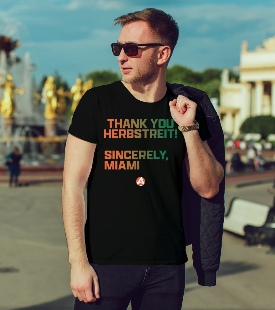 Thank You Herbstreit Sincerely Miami T-Shirt