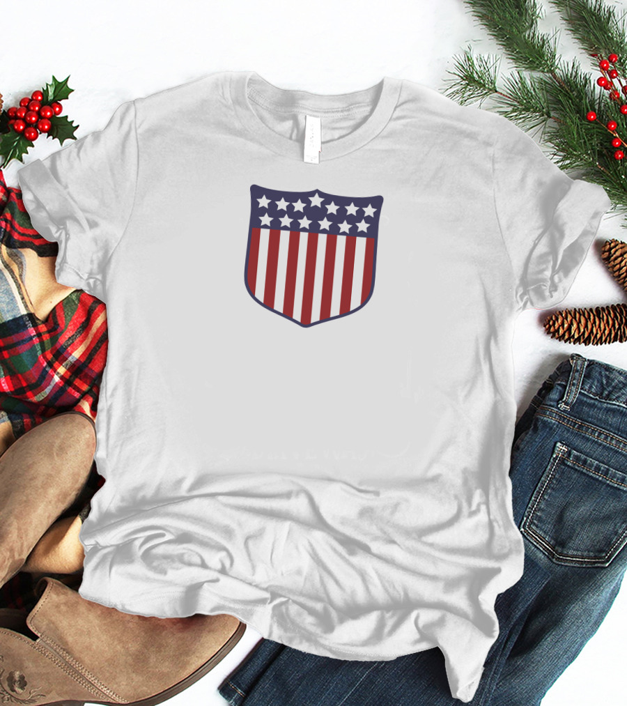 Super 70s Sports 1912 Olympics American Shield T-Shirt