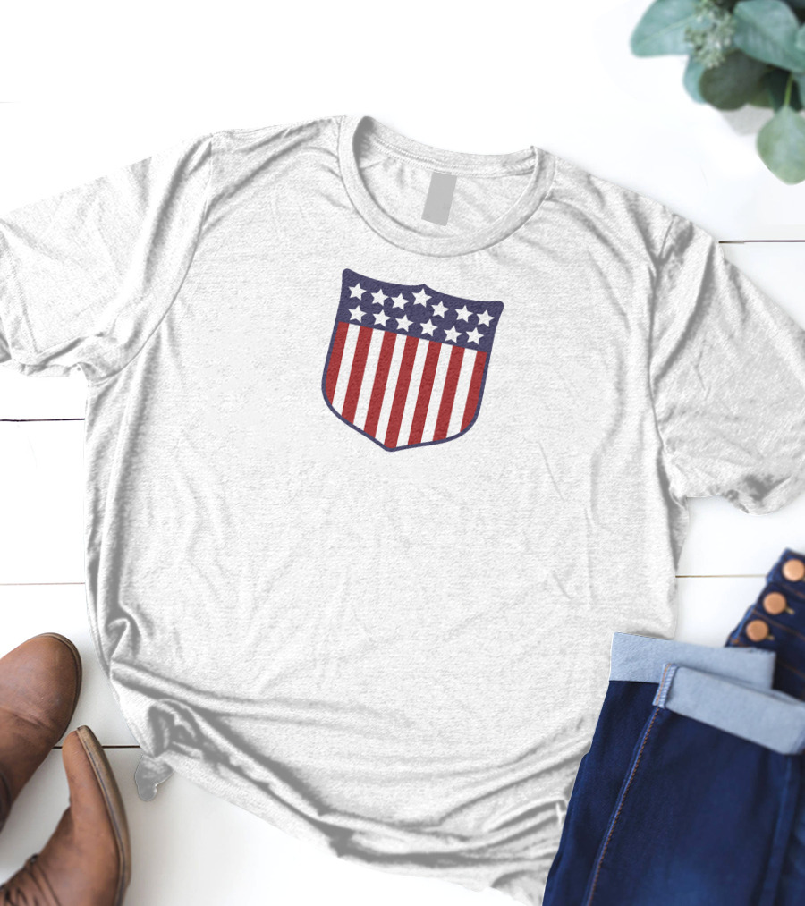 Super 70s Sports 1912 Olympics American Shield T-Shirt