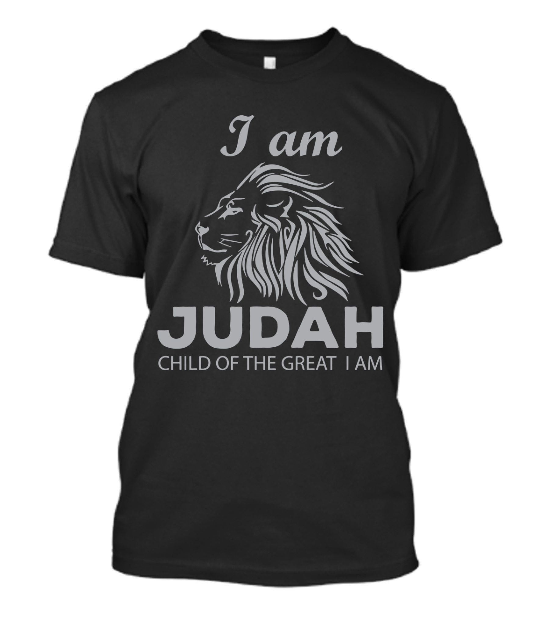 I Am Judah Child Of The Great I Am Lion Head T-Shirt