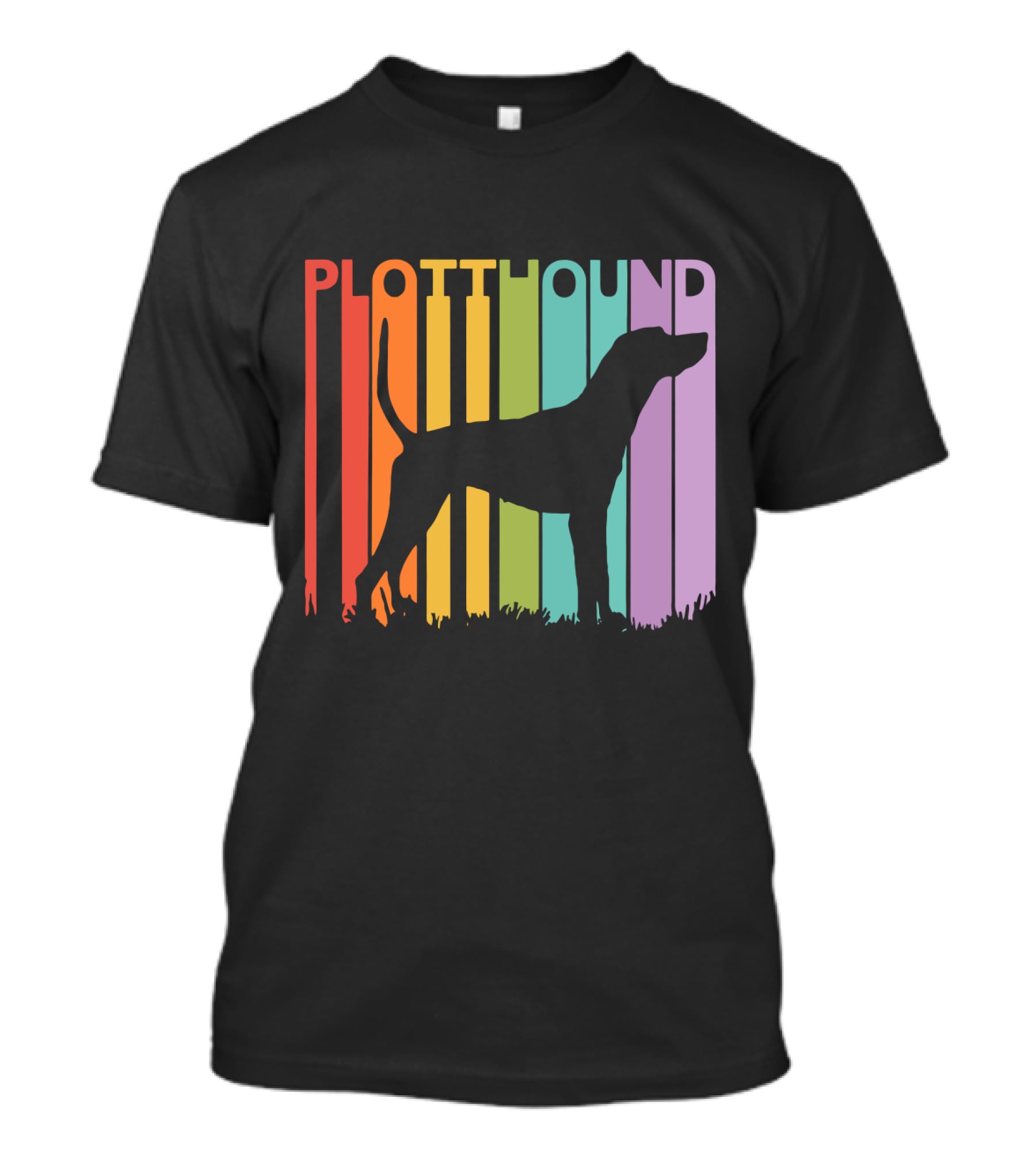 Plott Hound Rainbow T-Shirt