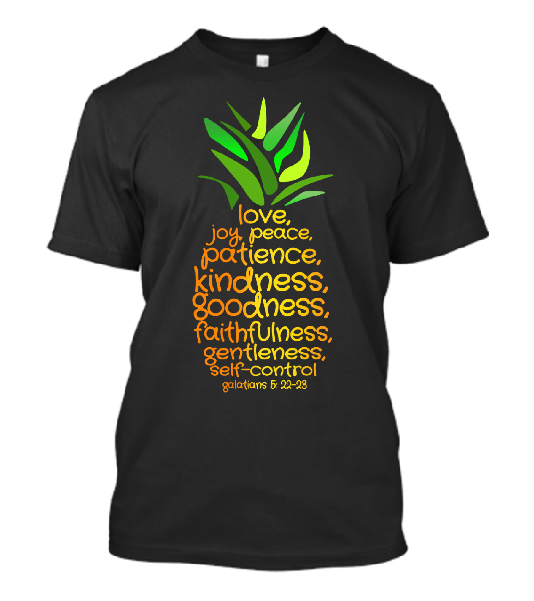 Pineapple Symbol Galatians 5:22-23 Love Joy Peace Patience Kindness Goodness Faithfulness Gentleness Self-Control T-Shirt