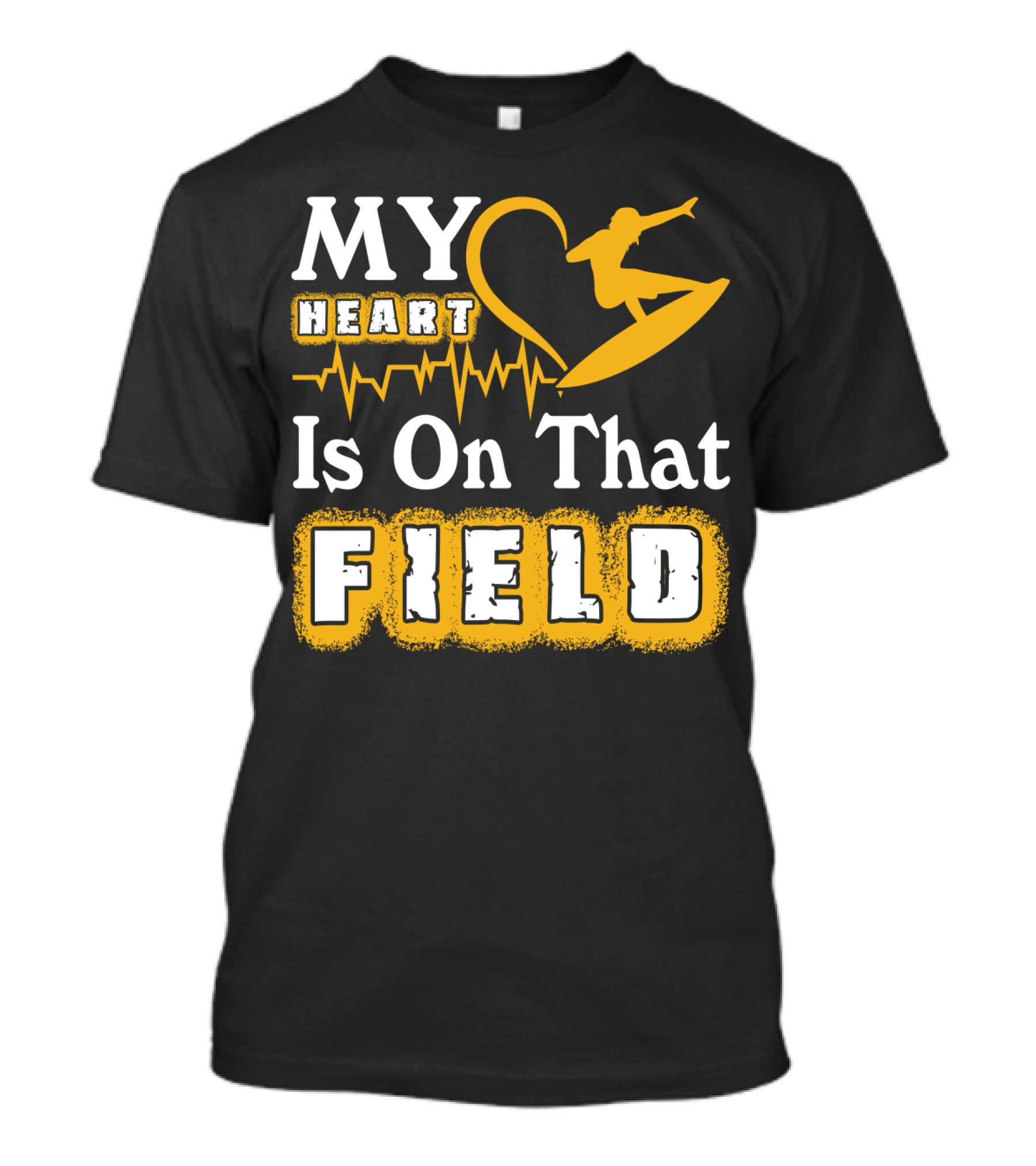 My Heart Surfing Is On That Field T-Shirt
