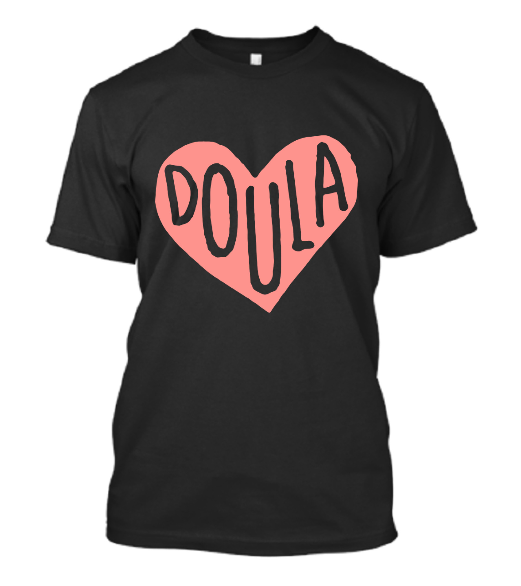 Love Doula Midwife Labor Pregnancy Heart Doula T-Shirt