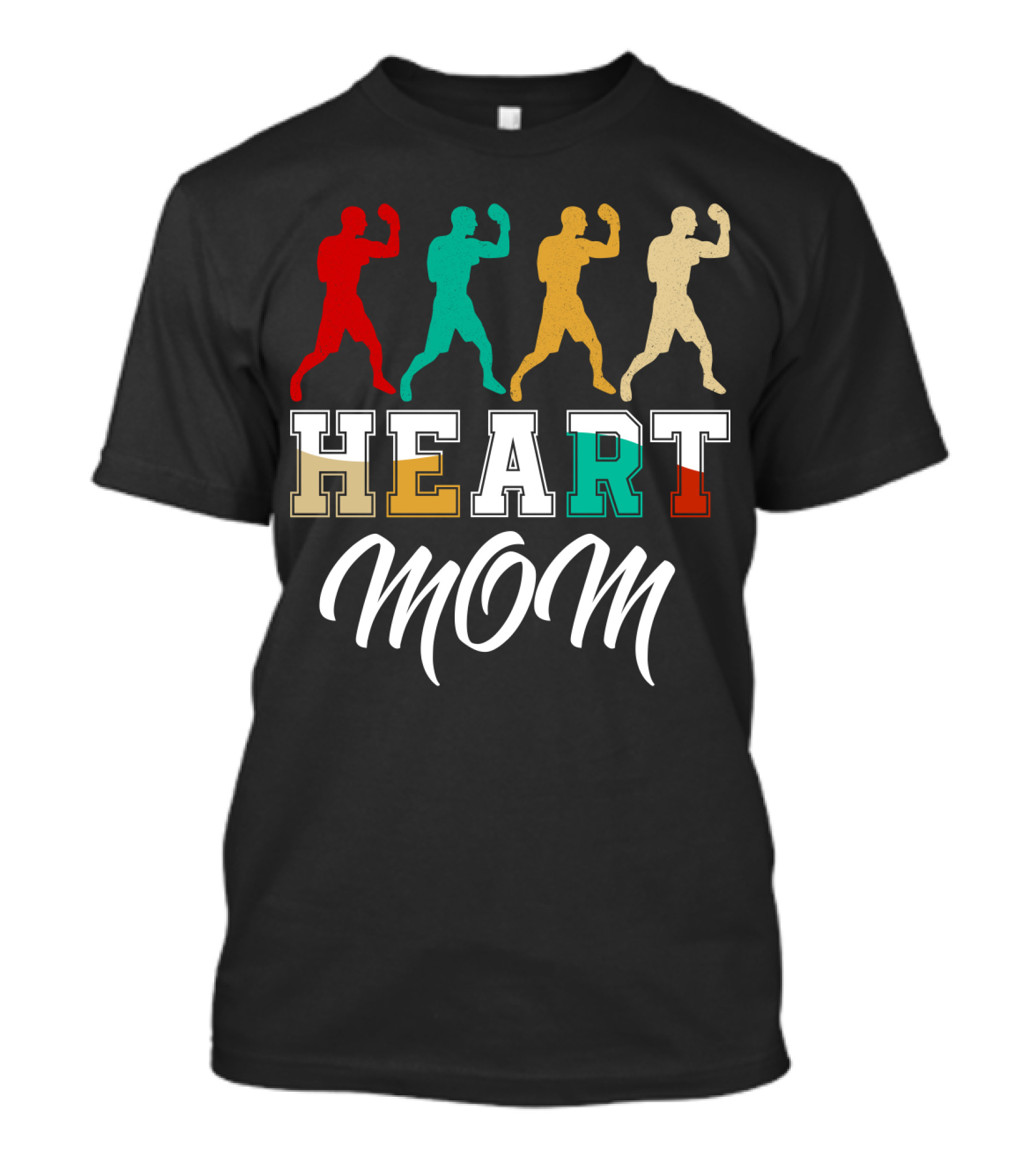 Heart Mom Boxing T-Shirt