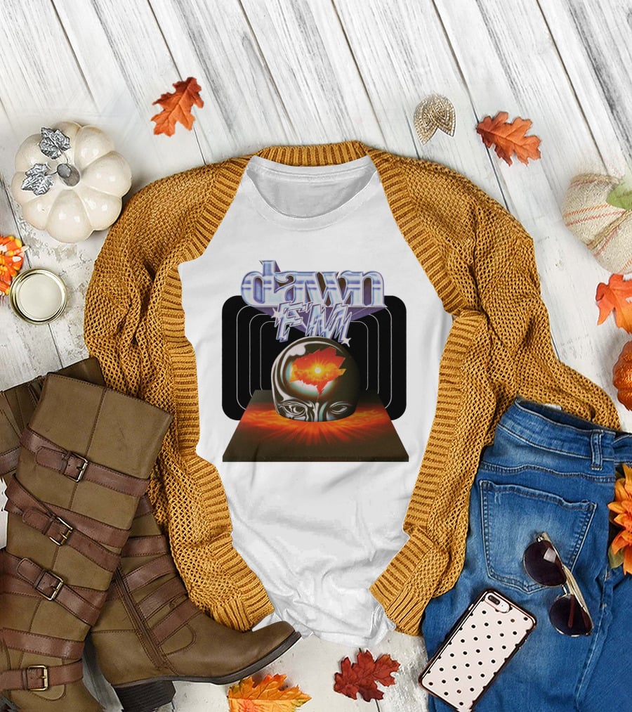 The Weeknd Dawn FM Album Merch Brain T-Shirt