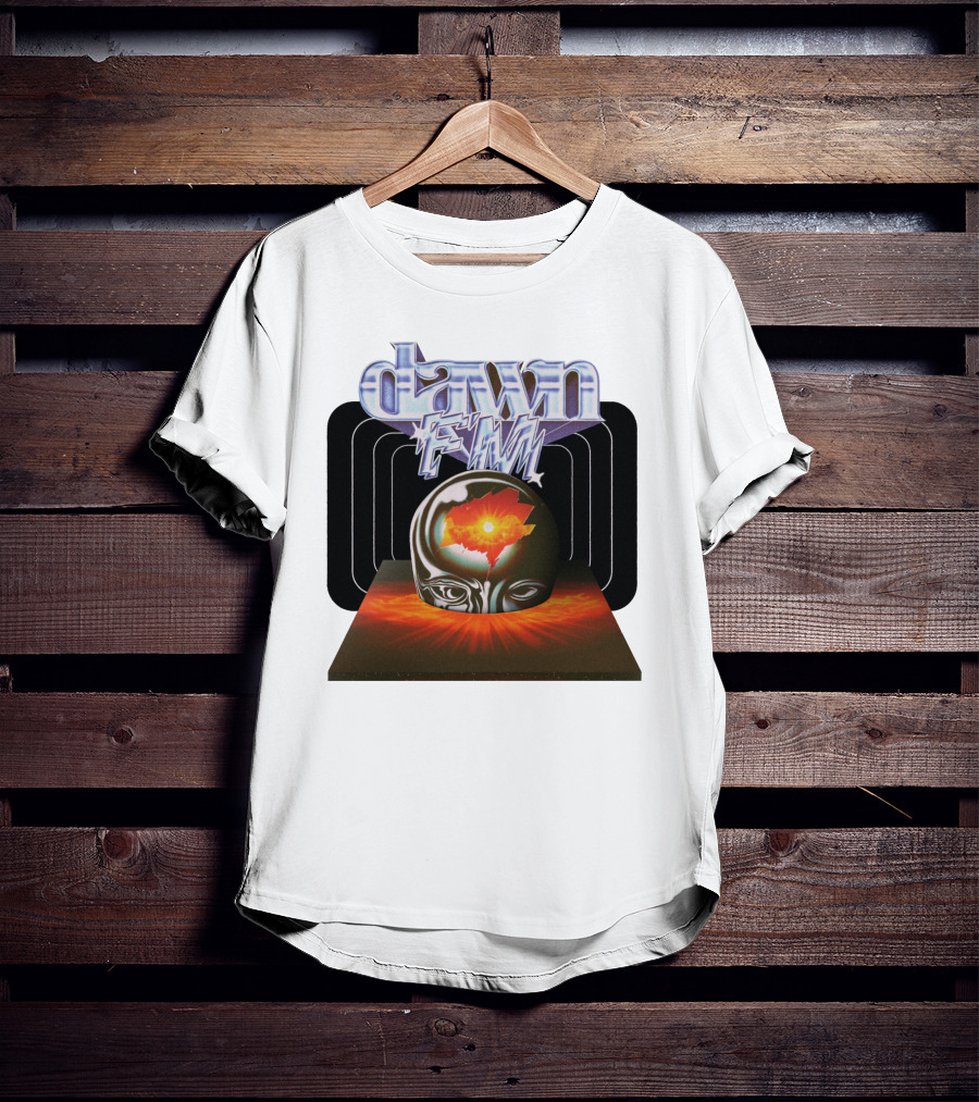 The Weeknd Dawn FM Album Merch Brain T-Shirt