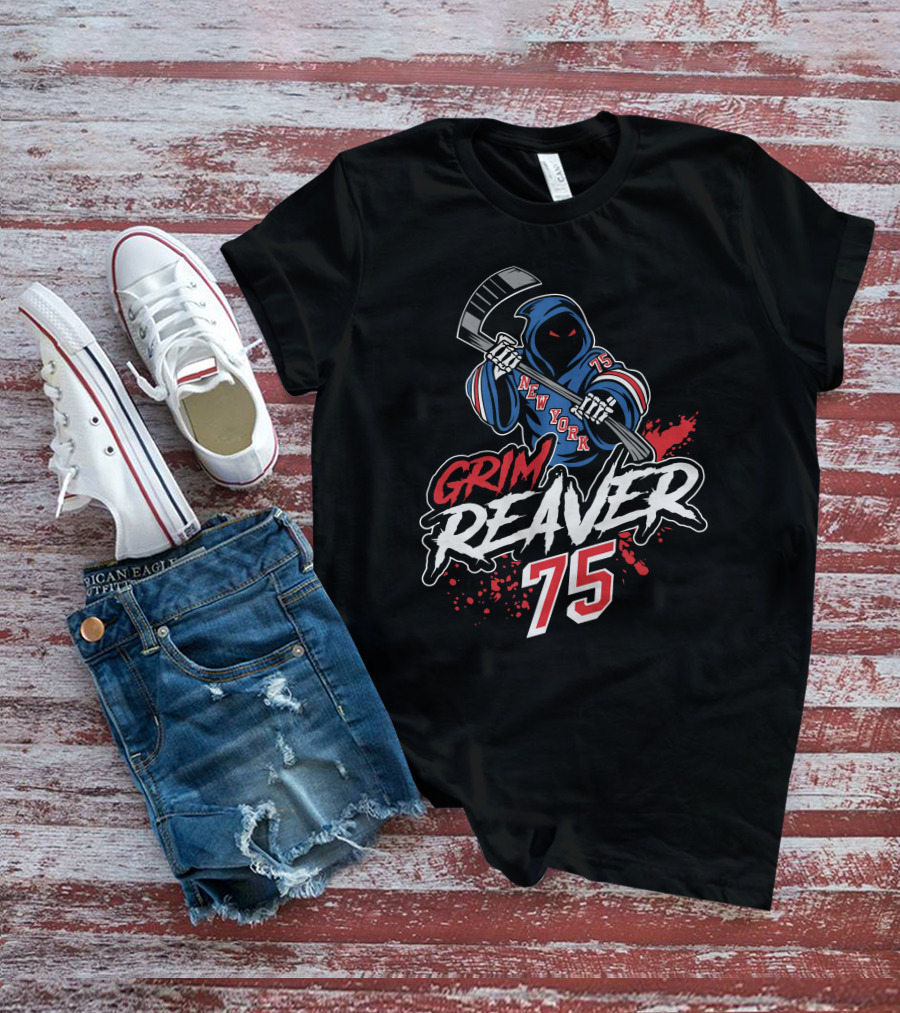 New York Grim Reaver 75 Hockey T-Shirt