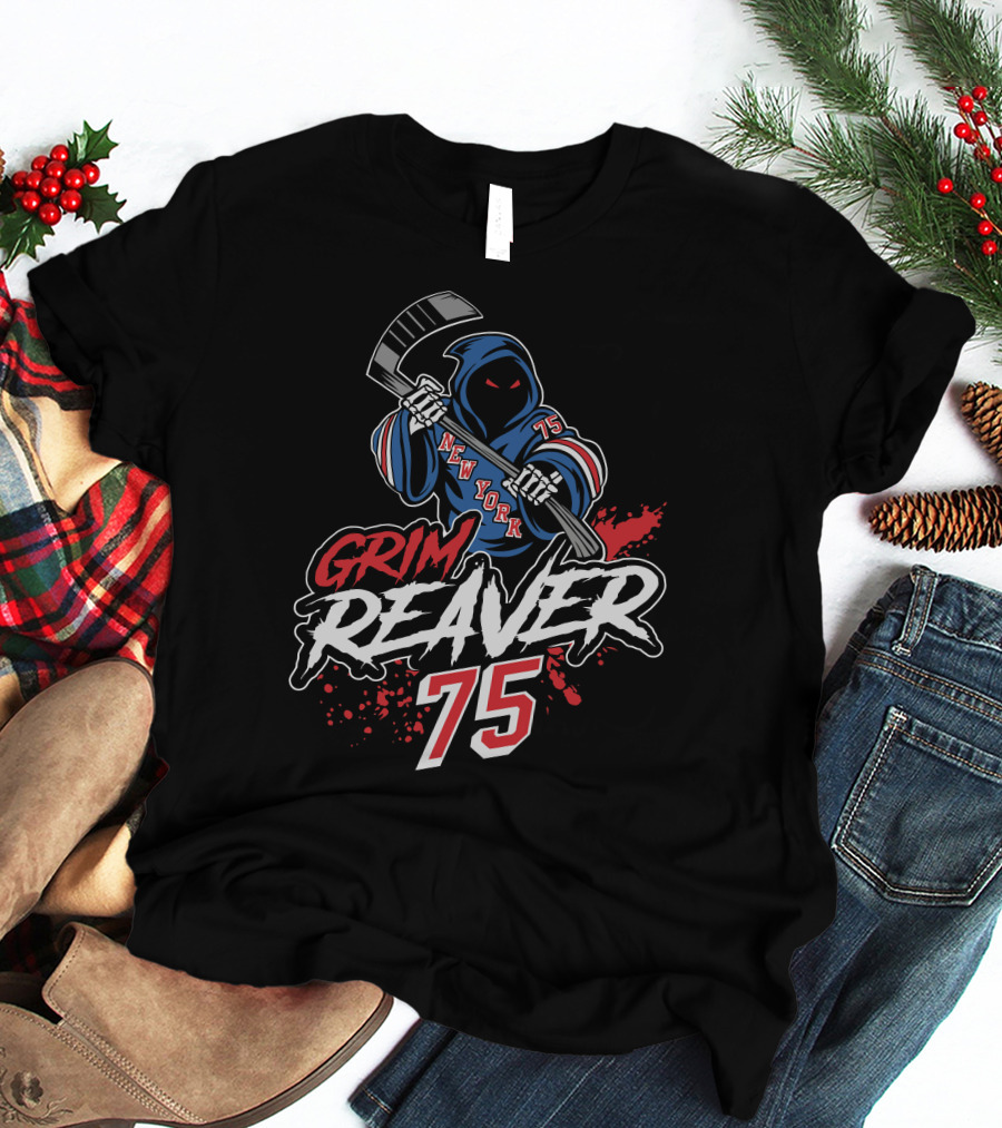 New York Grim Reaver 75 Hockey T-Shirt