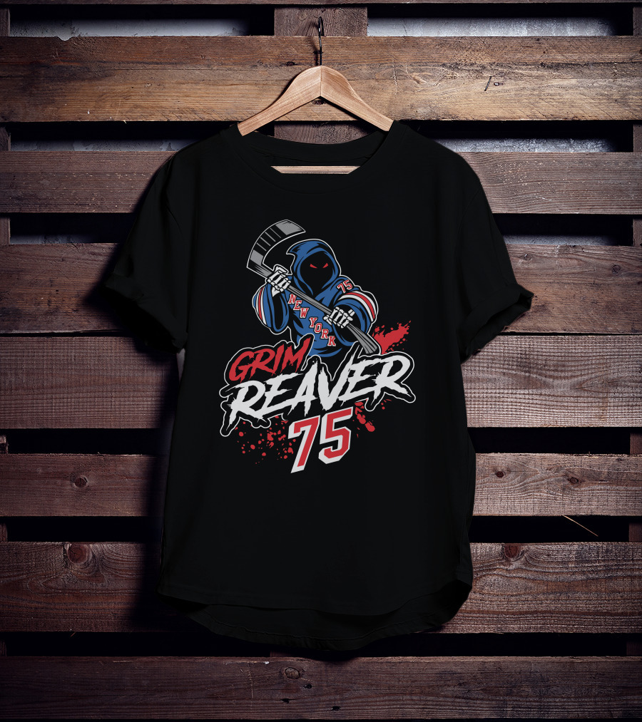 New York Grim Reaver 75 Hockey T-Shirt