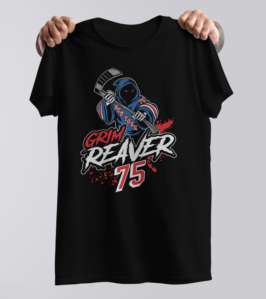 New York Grim Reaver 75 Hockey T-Shirt