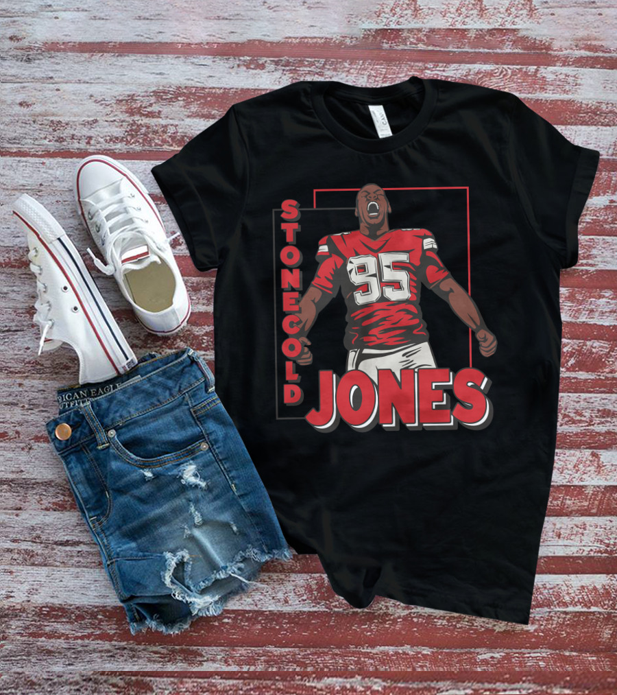 Stone Cold Jones Kansas City Chiefs Number 95 T-Shirt