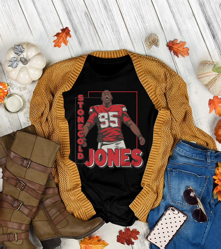 Stone Cold Jones Kansas City Chiefs Number 95 T-Shirt