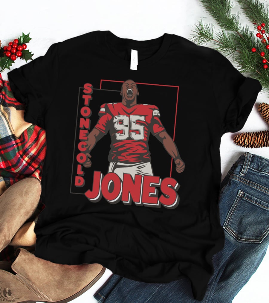 Stone Cold Jones Kansas City Chiefs Number 95 T-Shirt