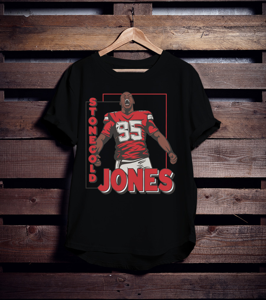 Stone Cold Jones Kansas City Chiefs Number 95 T-Shirt
