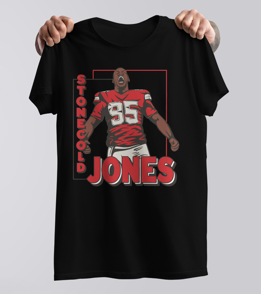 Stone Cold Jones Kansas City Chiefs Number 95 T-Shirt