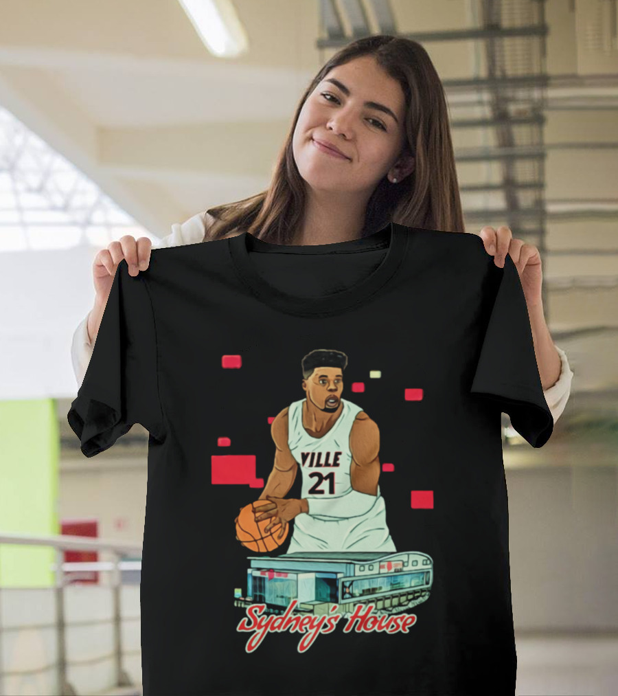 Sydney's House Ville 21 Basketball Player T-Shirt