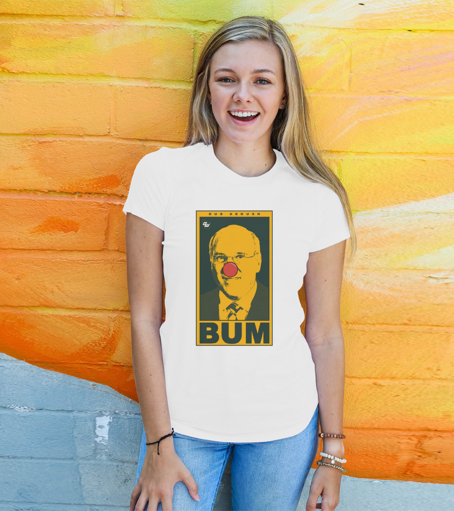 Game On Wisconsin Hub Arkush Bum Clown Nose T-Shirt