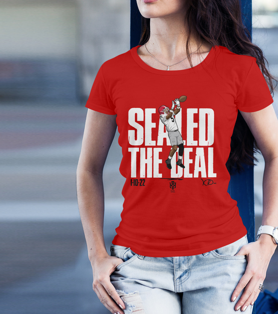Kelee Ringo Sealed The Deal 1-10-22 Football Catch T-Shirt