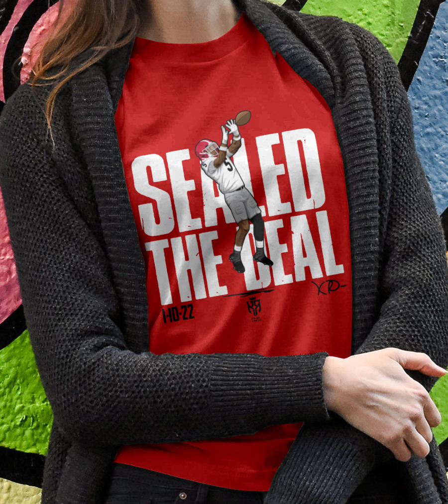 Kelee Ringo Sealed The Deal 1-10-22 Football Catch T-Shirt