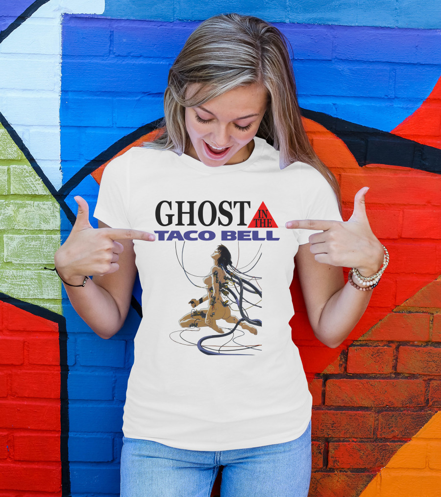 Ghost In The Taco Bell Cyber Aesthetic Fusion T-Shirt