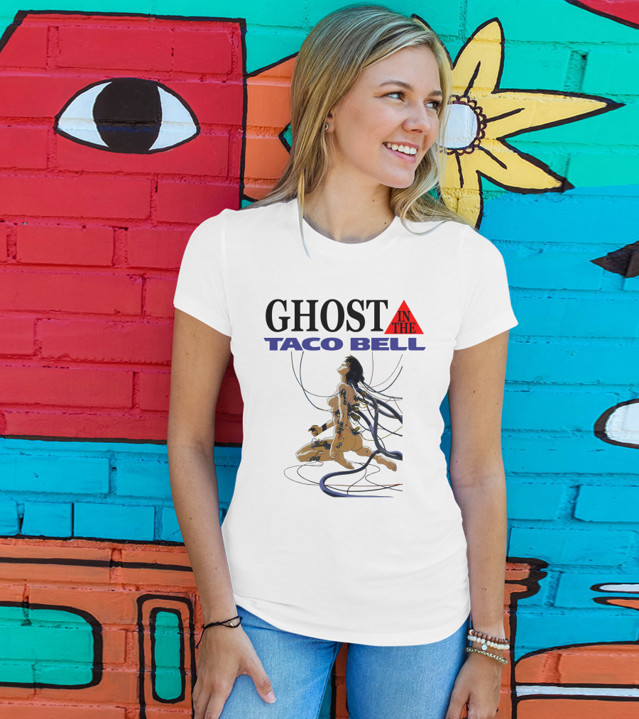 Ghost In The Taco Bell Cyber Aesthetic Fusion T-Shirt