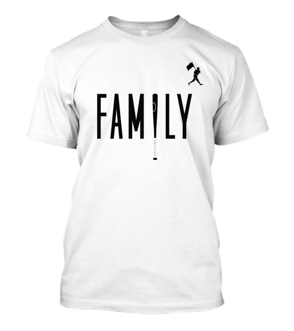 FAMILY Baseball Bat Design With Running T-Shirt