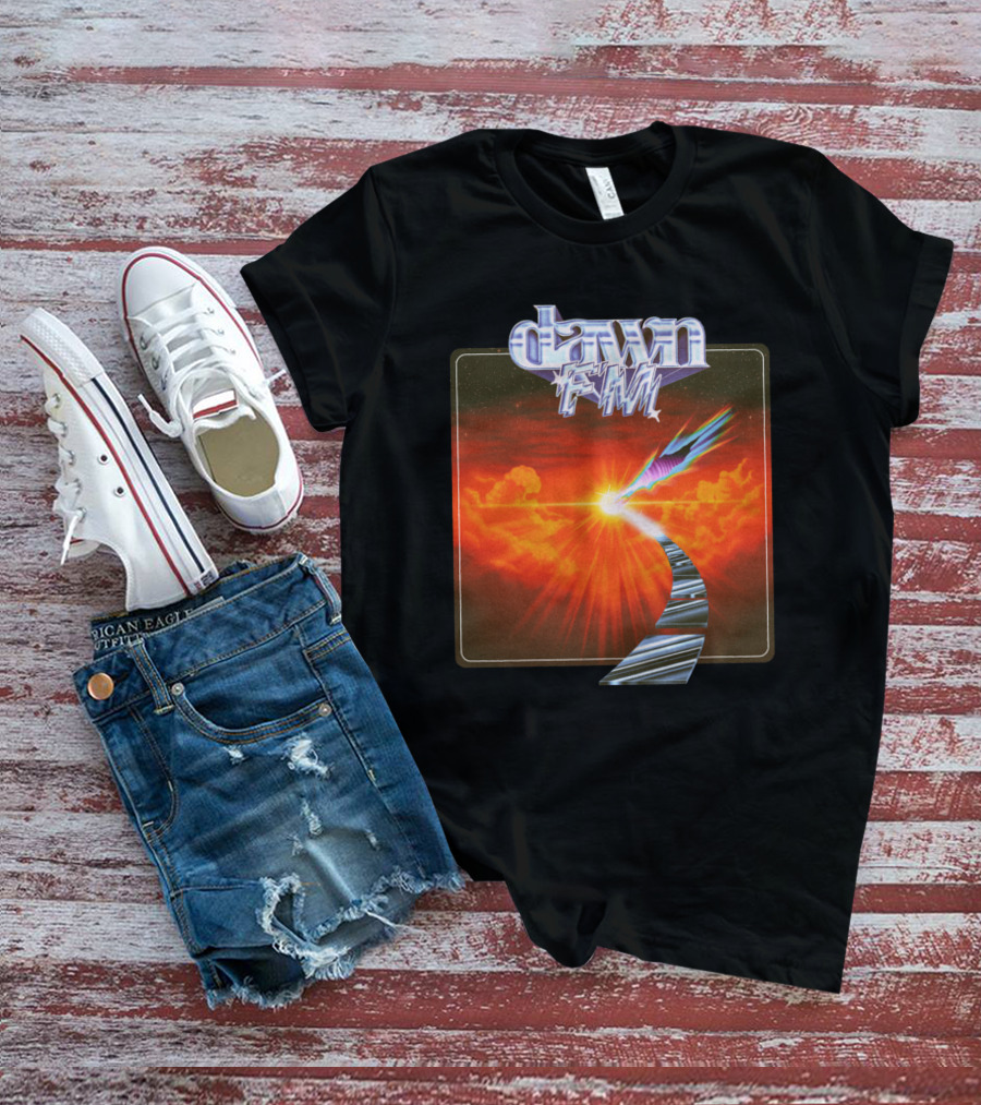 Dawn FM Radiant Pathway Album Cover Aesthetic T-Shirt